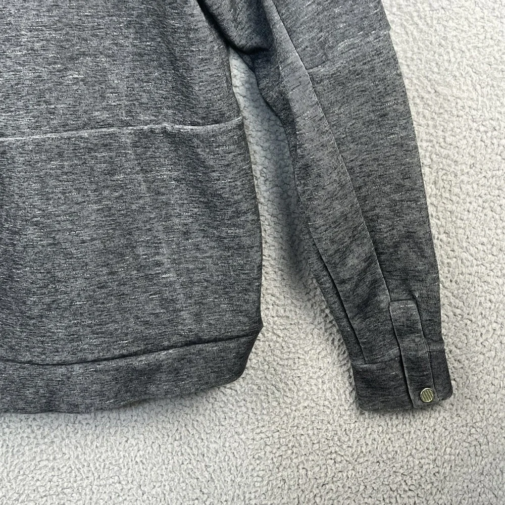 Air Jordan Mens AJ XI Pinnacle Hooded Full‎ Zip Hoodie 632072-032 Gray Sz Medium